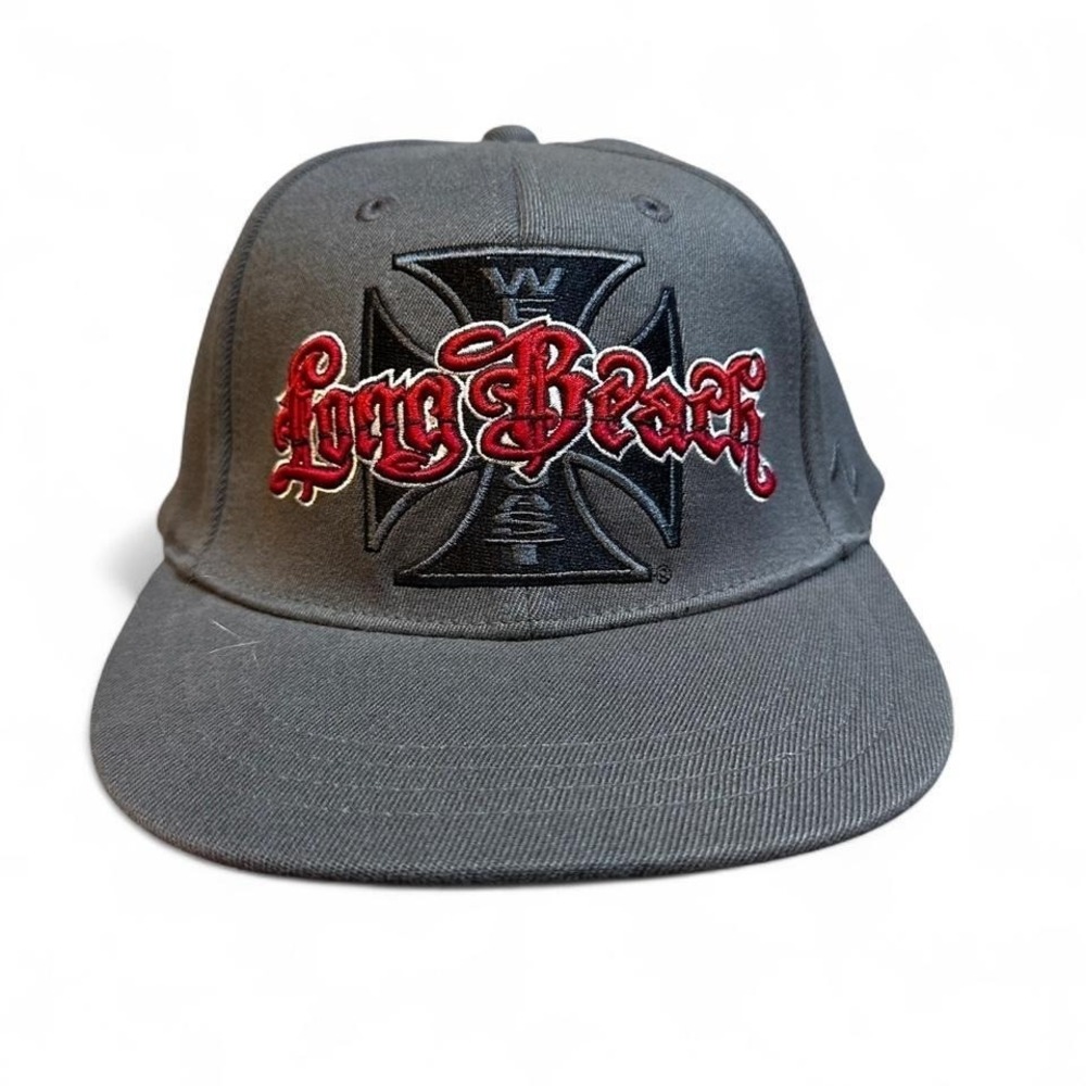 Vintage Y2K Long Beach west coast choppers flex fit one size hat